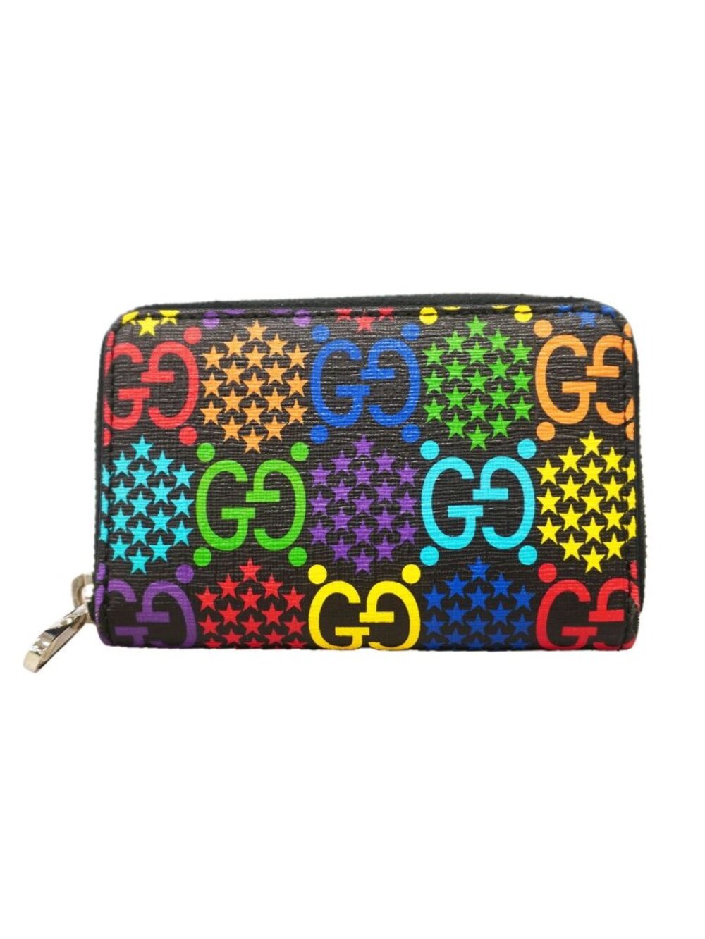 Gucci Coin Purse GG Psychedelic Multicolor Silver